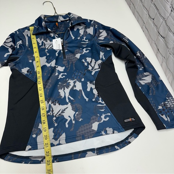 Kerrits kids protek quarter zip pullover horse print sz xl NWT - Picture 3 of 5